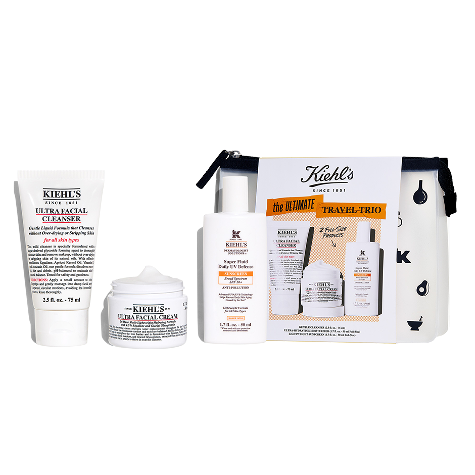 The Ultimate Travel Trio Skincare Starter Sets Kiehl s
